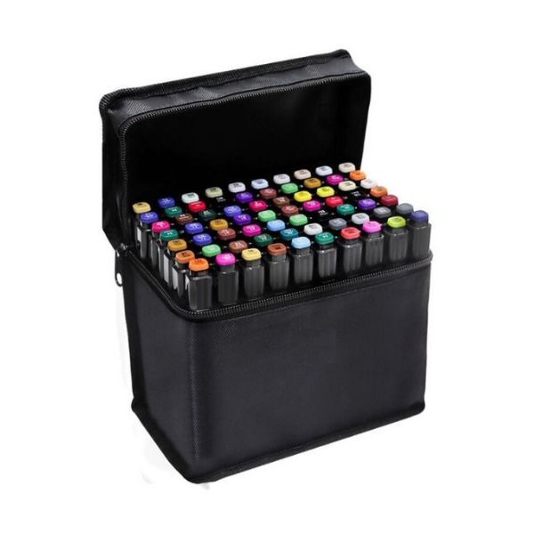 60Pcs Multi Colored Marker Pencils -Art Set BT