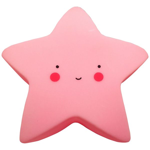 Pink 5 Sided Star Night Light Glowing Toy image