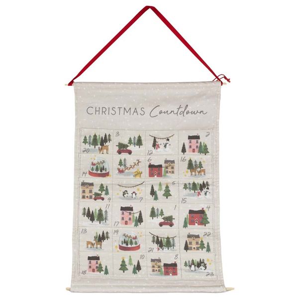 Merry Little Christmas - Fabric Christmas Advent Calendar Kit