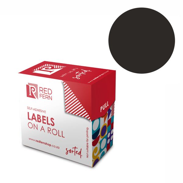 Redfern C25 Colour Code Labels - Black 5's