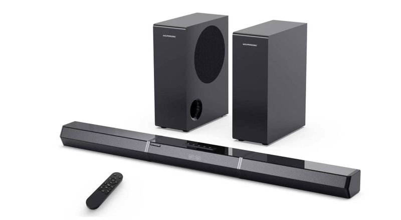 Supersonic 2.2 280W Double Subwoofer Ultra Bass Quantum Series Soundbar