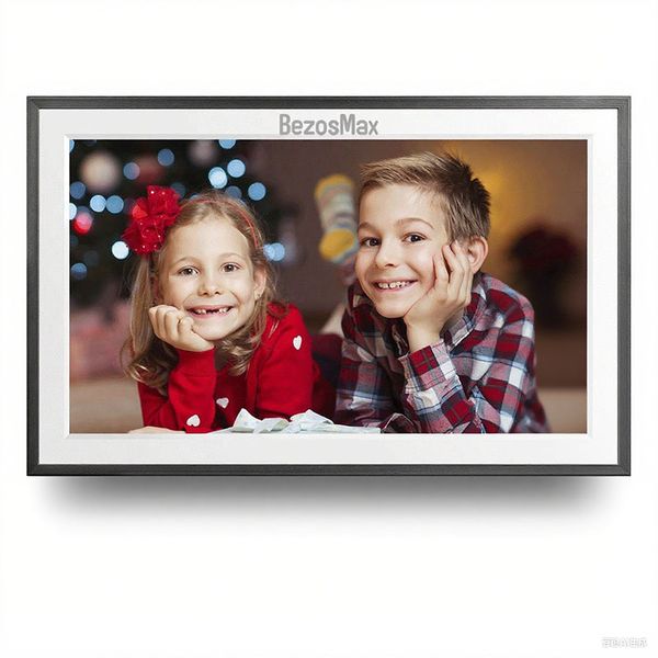 BezosMax 15.6 Inch WiFi Digital Picture Frame with HD IPS Touch Screen