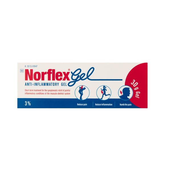 Norflex Anti-Inflammatory Gel 3% 30g