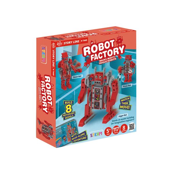 Gigo Robot Factory: 117 Pieces - 8 Models