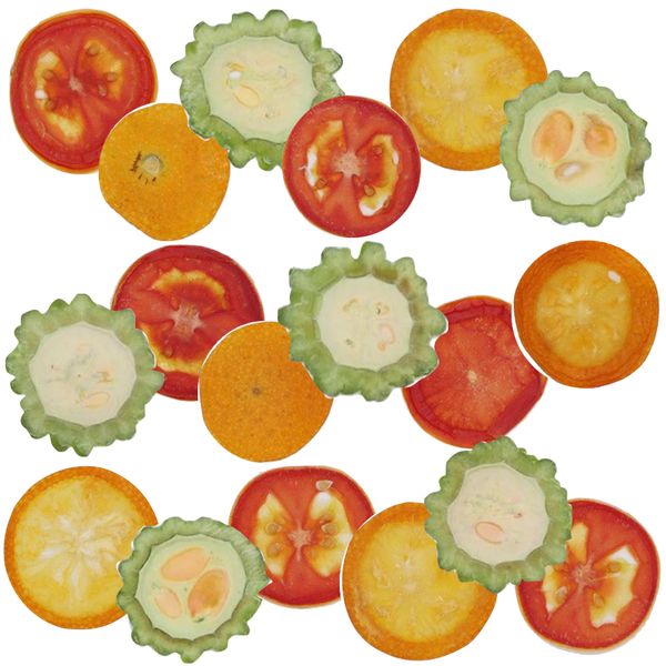 Craft 18pcs Multifunctional Natural Pressed Dried Fruit &amp; Veggies - Spring