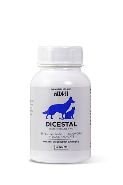 Medpet Dicestal Dewormer For Dog &amp; Cats - 100 Tablets