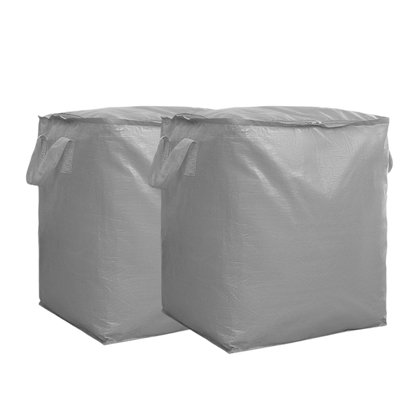 2 Pack Large Heavy Duty PE Moving Bags and Storage Bags (50x60x80