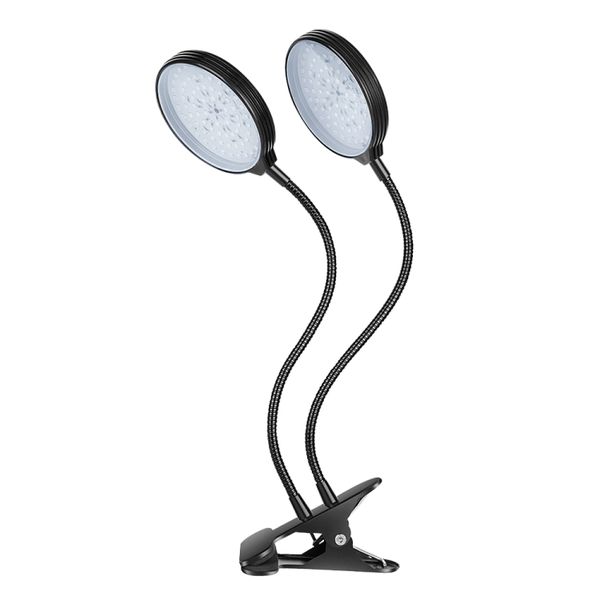 Red &amp; Blue Desktop LED Grow Light 30W Two Heads