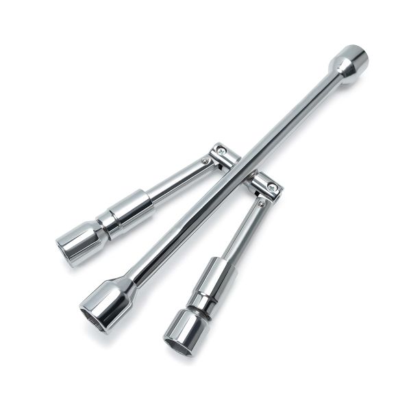 Universal Folding Lug Wrench 4-Way Foldable Cross Wrench Sliding Lug Wrench
