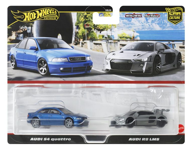 Hotwheels Premium 1.64 Scale Audi Twin Pack Set