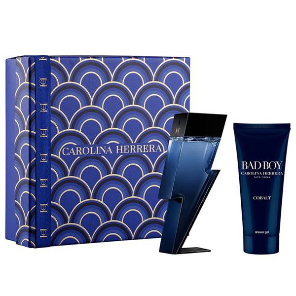 Carolina Herrera Bad Boy Cobalt Electrique Eau De Parfum &amp; Shower Gel Set
