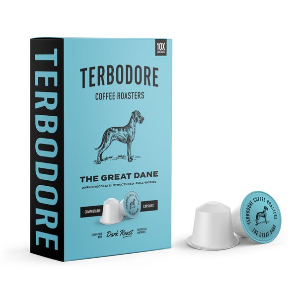 Terbodore The Great Dane - 10 Nespresso compatible coffee capsules