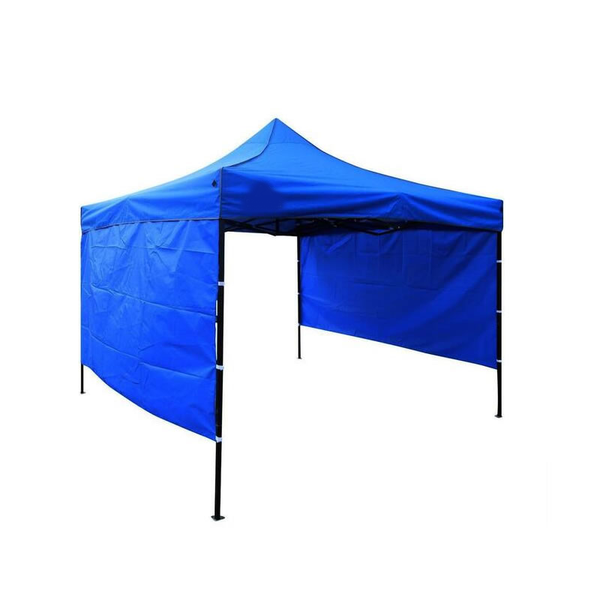 Heavy-Duty Trail 3x3m Gazebo With 2 Side Panels