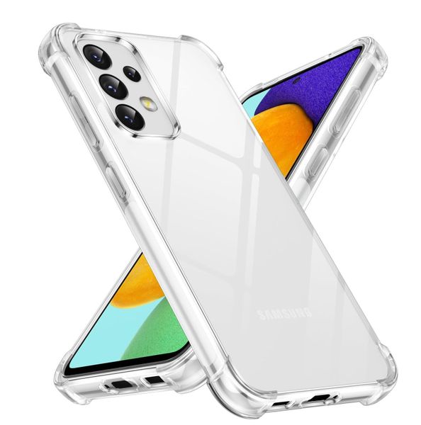 2 Pack Clear Case Compatible with Samsung A53| Slim Fit Protective Cover