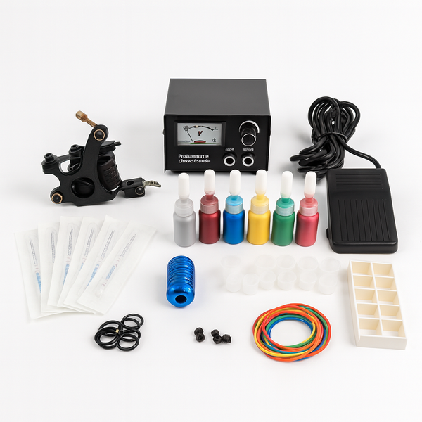 Tattoo Machine Set 1A-1 - Complete Coil Tattoo Kit