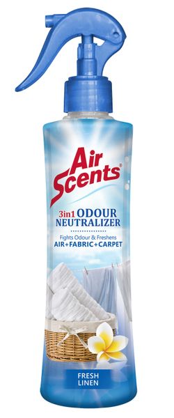 Air Scents 3 in 1 Odour Neutralizer Fresh Linen 350ml