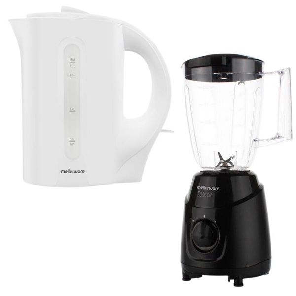 Mellerware - "Tugela" 1.7L Corded Kettle and 1L 300W Jug Blender