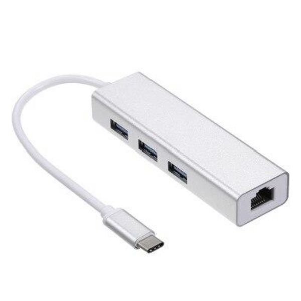 GLS Network USB 3.0 To Ethernet Adapter 3 Port Rj45 Lan