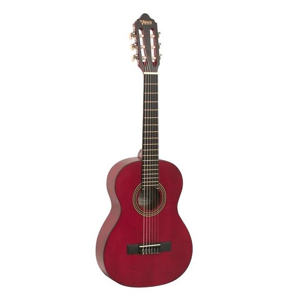 Valencia Classical Guitar - 1/2 Size in Trans Red
