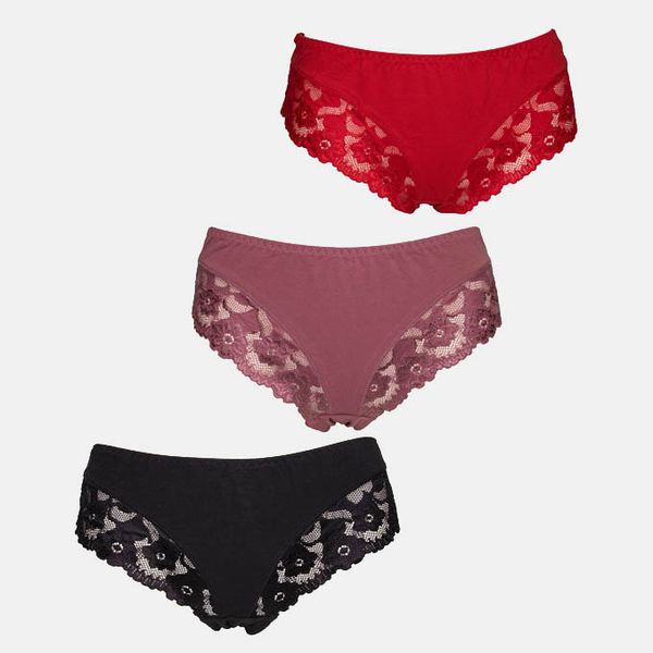 3 Pack Cotton Bikini Underwear