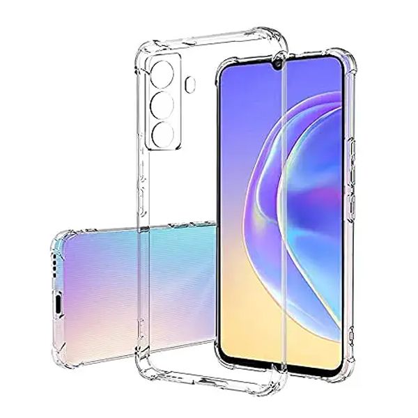 Shockproof TPU Clear Pouch Compatible with Huawei Nova Y70/Y70 Plus 4G