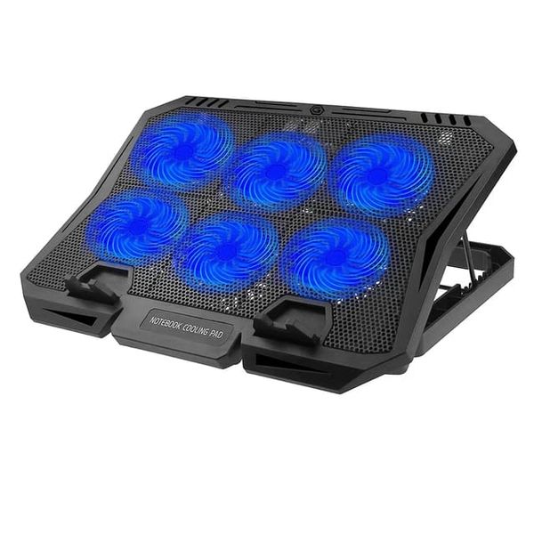 2-in-1 Adjustable Laptop Cooling Pad with Phone stand
