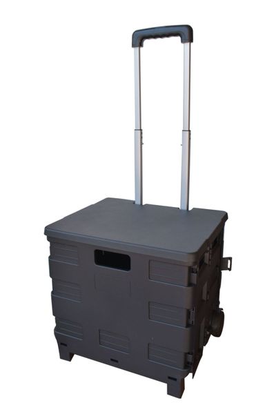 Bestby - 50L/65L Heavy Duty Foldable Cart with Wheels and Pull Handle