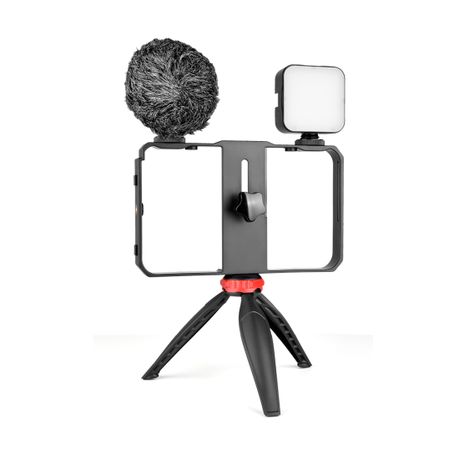 YELANGU Phone Vlogging Kit with Tripod Grip Image