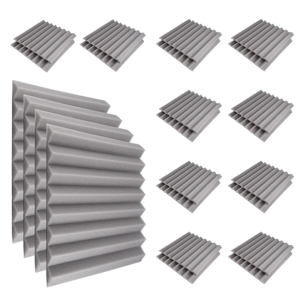 24Pack 1 Inch X 12 Inch X12 Inch Soundproof Foam Panels Sound Absorbing Ins