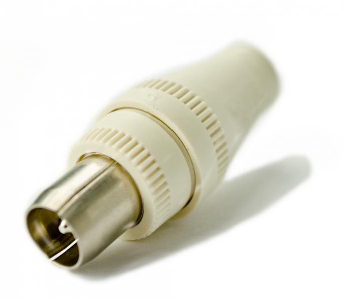 Space TV RF Male Co - Axial Plugs- Italian - 20 pack