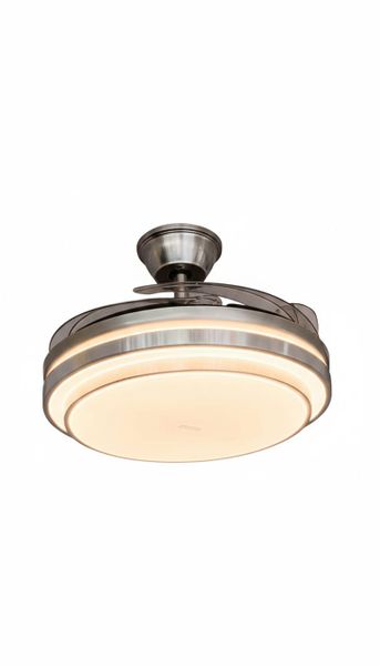 Modern Ceiling led light fan retractable Blades HF-6101