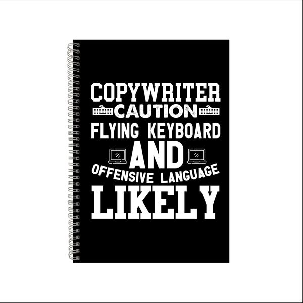 Copywriter Wire Bound Notebooks Copywriting Gift Idea Writing Books Notepad