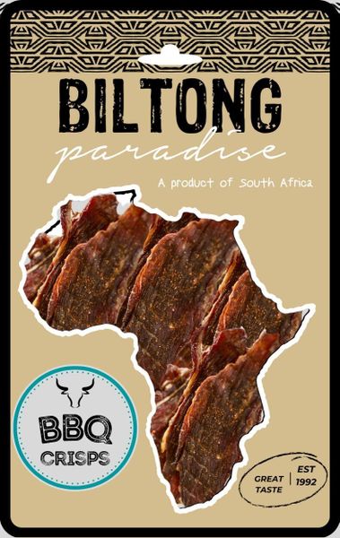 BBQ Beef Biltong Crisps 10x40g Snack Packs