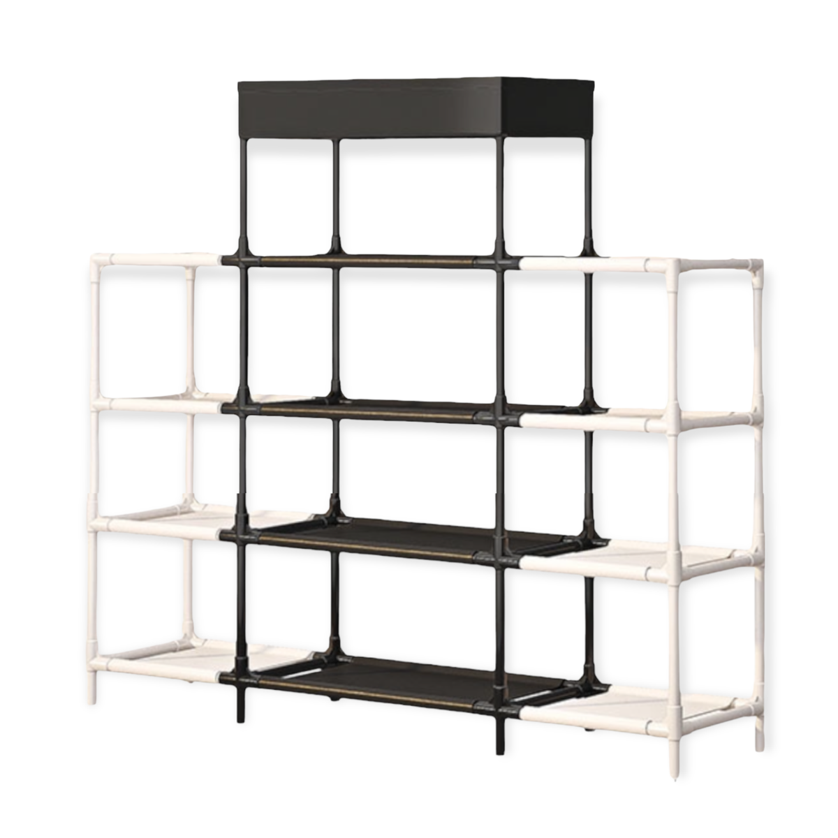 Duo Colours 5 Tier Shoe Rack Organizer Space Saving Adjustable Shoe Rack Shop Today. Get it