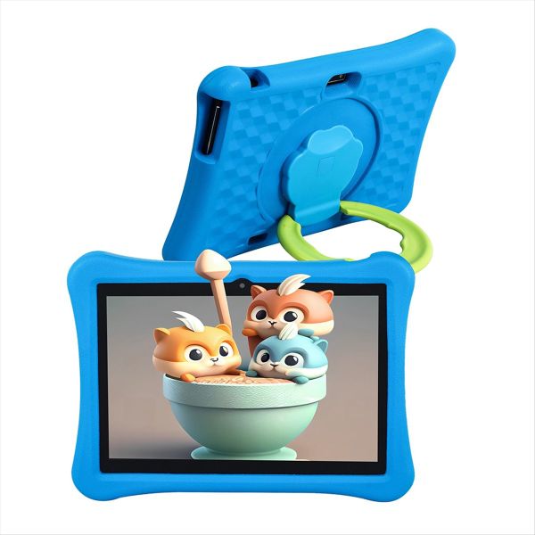10 Inches Children Tablet for A133 Android 4+64G Uk Plug Blue