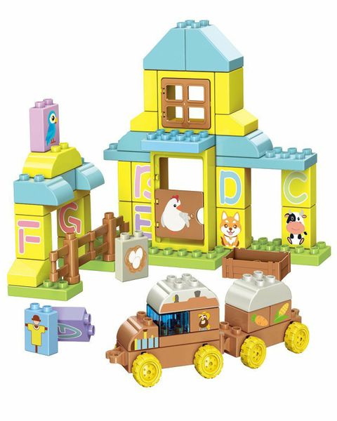 Educational Building Blocks Set - Alphabet Farmyard (5004