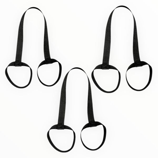 Soul Matters Yoga Mat Carry Strap - Black (Pack of 3)