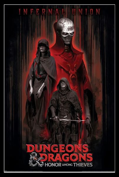 Dungeons &amp; Dragons: Movie (Infernal Union) Poster with Black Frame