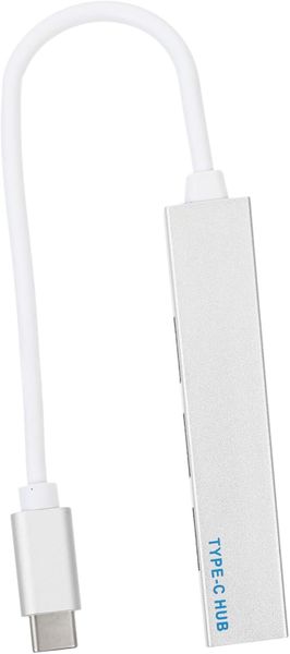 Aluminium Alloy Type-C USB Hub Expansion Adapter with Overload Protection