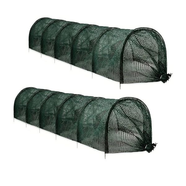2Piece Greenhouse Protection Net from Sun Heat Garden Tunnel Shade Cover