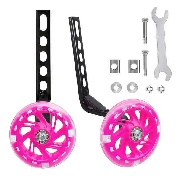 LED light Kids Bicycle Training Wheels With Multicolored