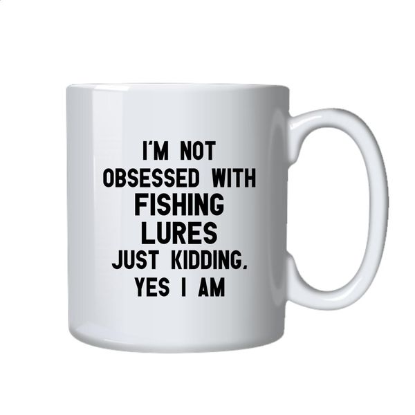 Fishing Lures Coffee Mug, Best Fisherman's Gift For a Birthday or Christmas