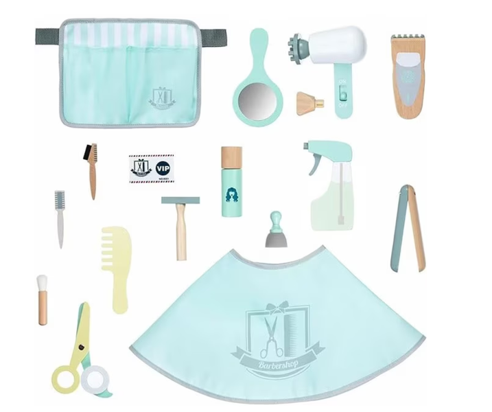 Children's Hairdressing Set - Wooden Hairdressing and Beauty Toys