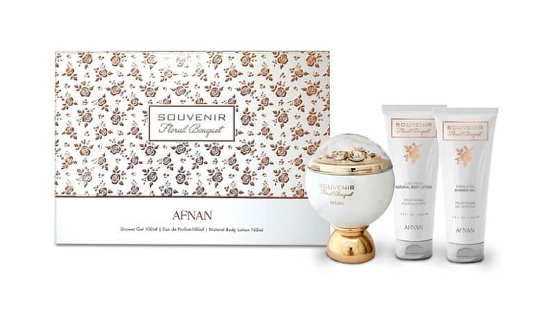 Afnan Souvenir Floral Bouquet (W) Set (Parallel Import)