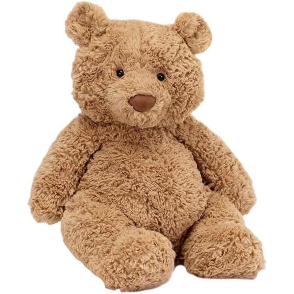 Stuffed Animal Bear, Soft Cuddly Plushie for Kids, Adorable Toy for Boys