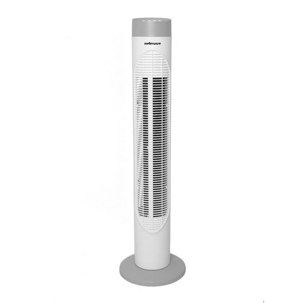 Mellerware Fan Tower Plastic White 3 Speed 39W "AirWave