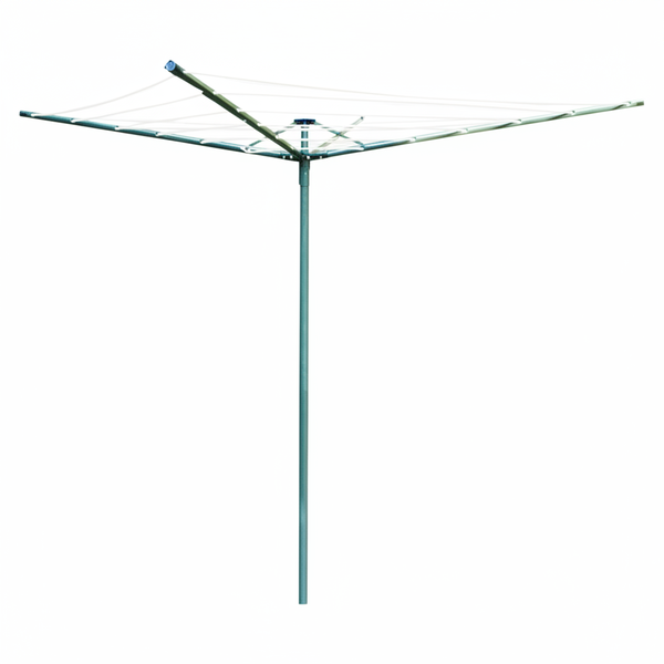 Outdoor Rotary Clothes Dryer with 30m Line - 3 Arm Design