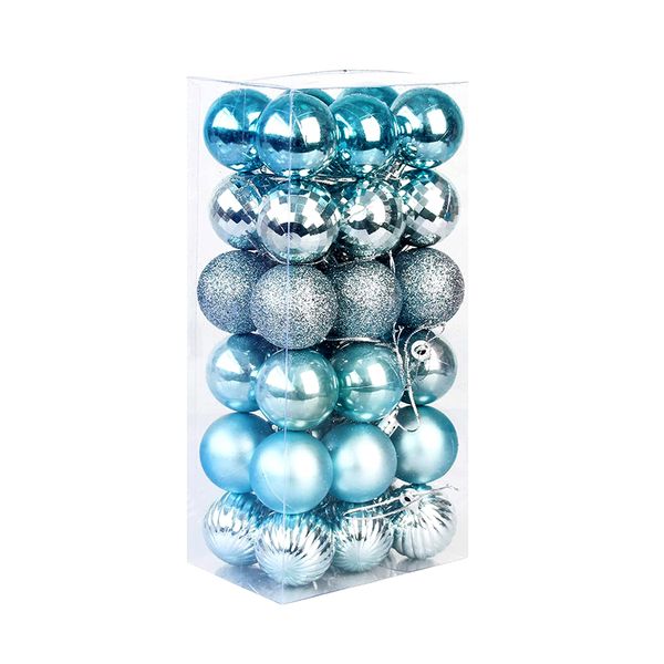 36 Piece Christmas Tree Ball Decoration Set