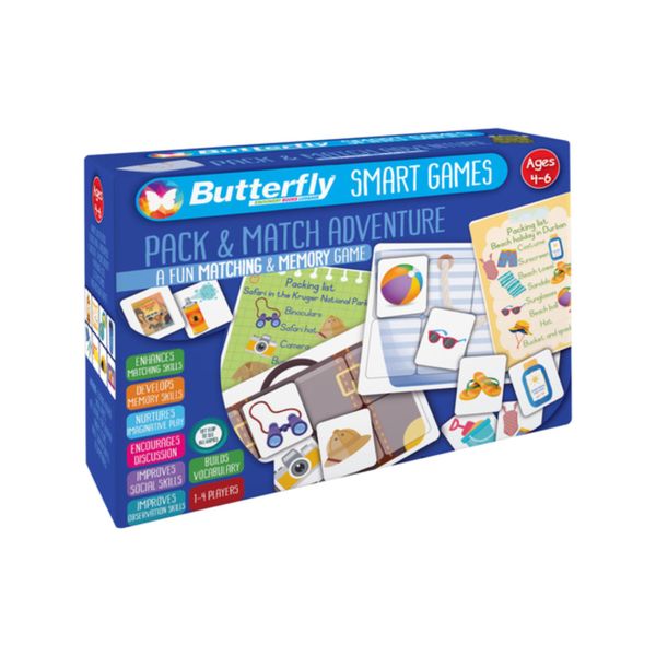 Butterfly Smart Games - Pack &amp; Match Adventure