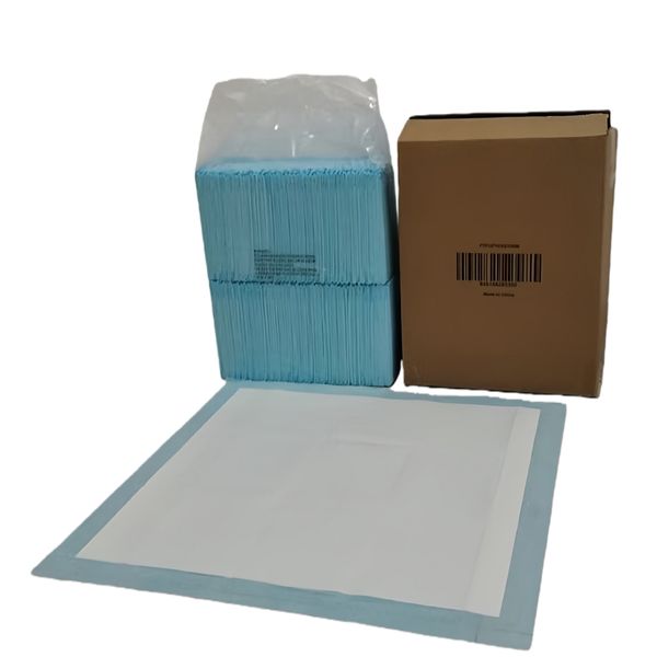 100-pads Dog Puppy Pet Training Housebreaking Pad,60x60cm Blue L-Size